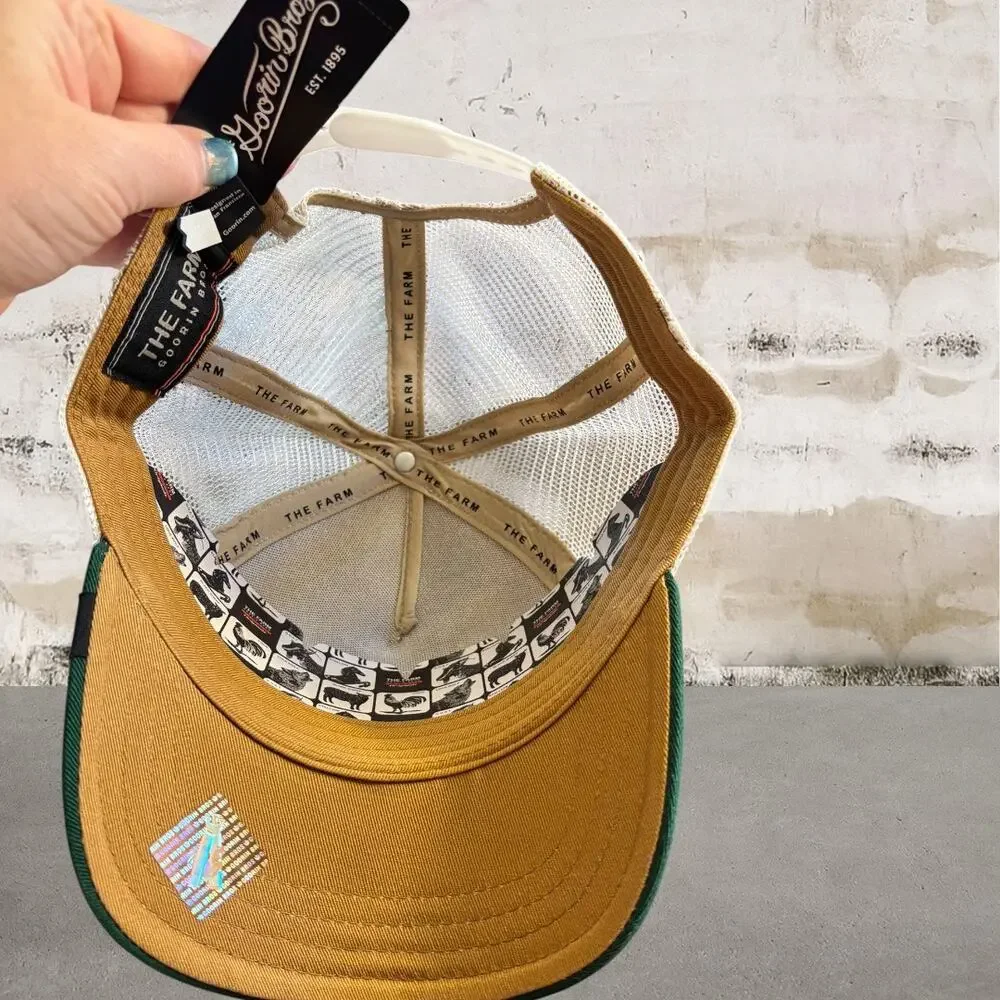 Goorin Bros $40 Rooster Yellow Trucker Hat NWT